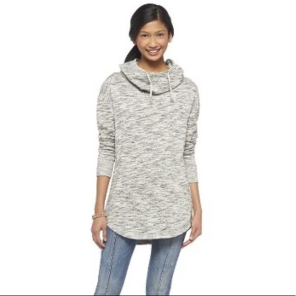 Mossimo Funnel Neck Hoodie Sweatshirt 